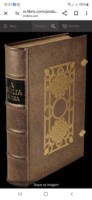 BIBLIA ÁUREA- Edição 990 exemplares