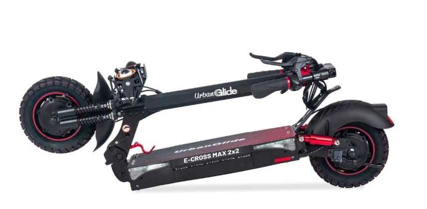 Trotinete Elétrica URBANGLIDE Ecross Max 2x2, 2 motores, 60 Km, NOVA