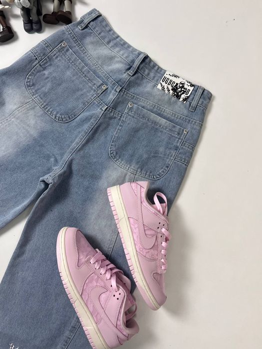 ‼️РОЗПРОДАЖ‼️Jeans Sacura/ Штани блакитні Сакура/ Vescartes/ Baggy y2k