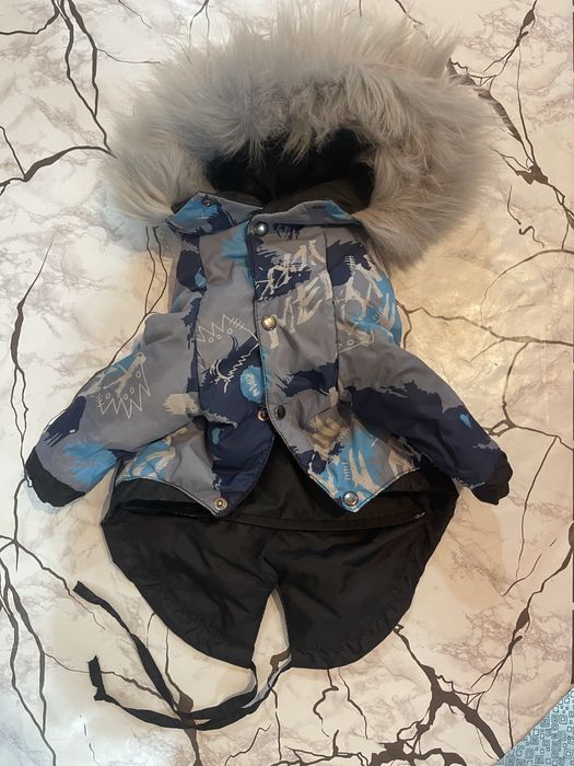 Зимний комбинезон и чопики для собачки