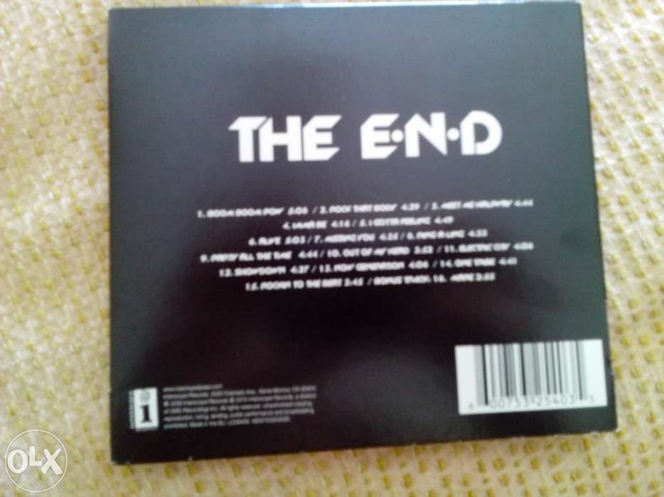 Cd the black eyed peas- the e.n.d.