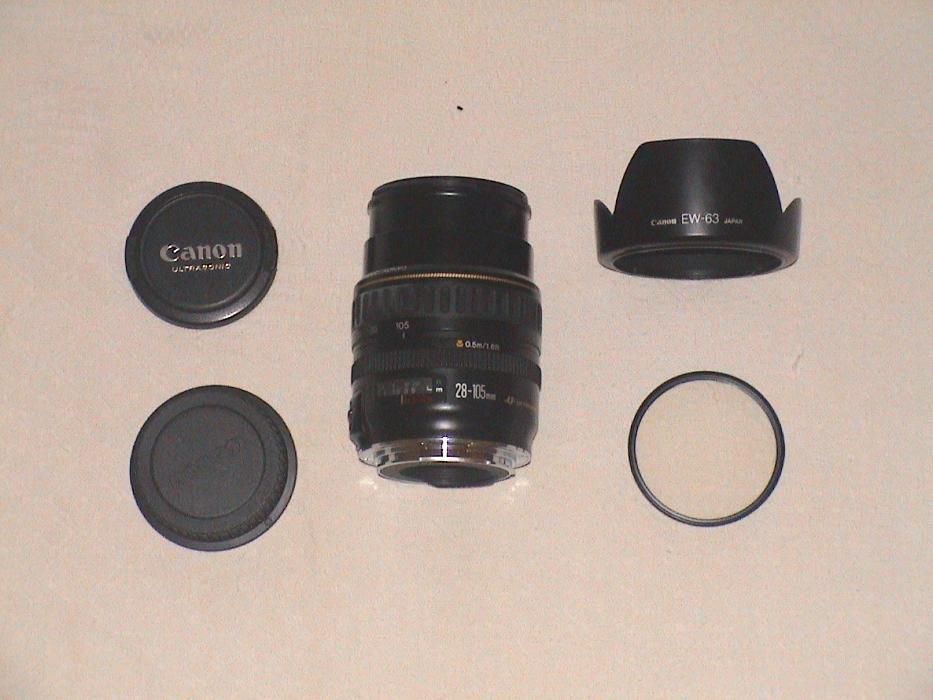 Фотоаппарат плен.Canon EOS 500N ,обьектив Canon EF 28-105 f3.5-4.5 USM