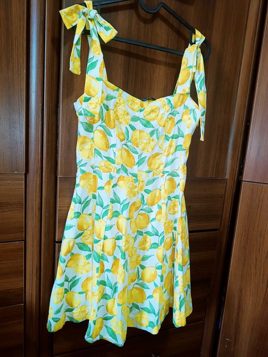 Сукня Zara S лимони