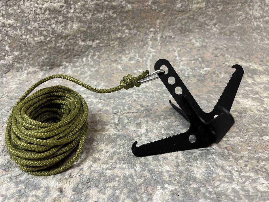Кішка саперна з паракордом 10м та карабіном - набір для розмінування.