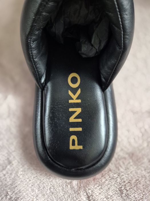 Klapki Pinko 38 skóra naturalna