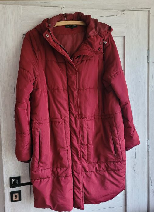 Świetny płaszcz z kapturem oversize M KappAhl