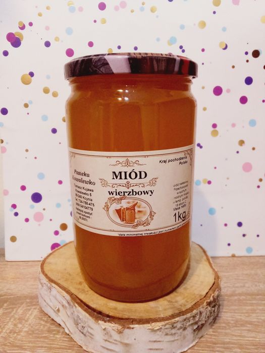 Miód wierzbowy 1 kg