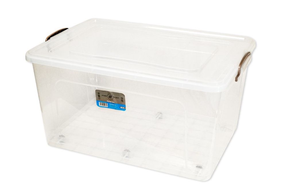 Контейнер для зберігання пластиковий 80л