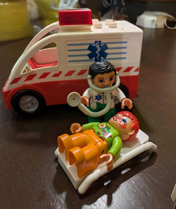 Lego Duplo Straż Pożarna duży zestaw + gratis