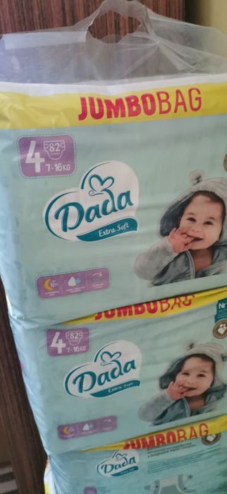 Dada extra soft jumbo bag 82sztuki pieluszki pampersy