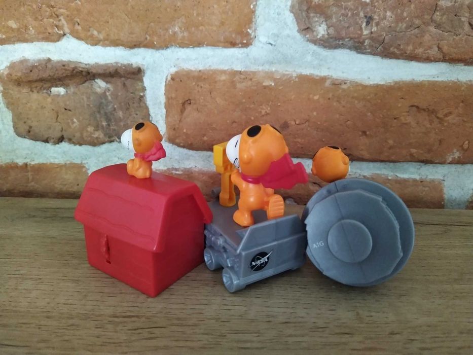 Fistaszki Snoopy - NASA - 6 sztuk - McDonald's