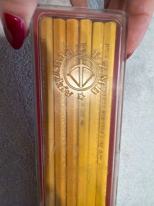 PZMB Pruszków ołówki kreślarskie pamiątka PRL