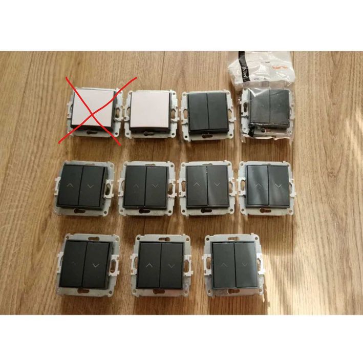 Zestaw przełączników do rolet zewnętrznych Karlik Mini - 10 szt