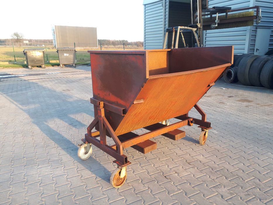 Kontener samowyładowczy Koliba Koleba do wózka widłowego