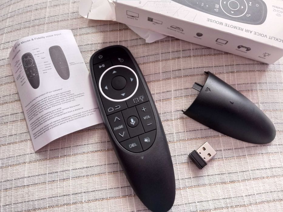 Аэро пульт G10S Pro BT nexon Подсветка микрофон гироскоп.Универсальный