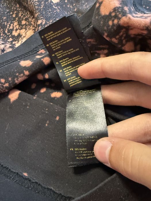 Футболка Alpha Industries X Nasa off dye кастом
