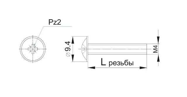 гвинти болти     м4