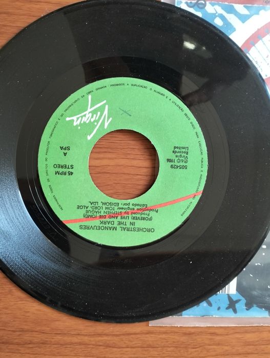 Disco de vinil single Orchestral Manouevres in the Dark