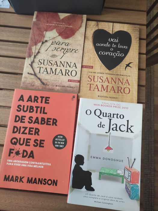 Livros diversos (vários estilos)
