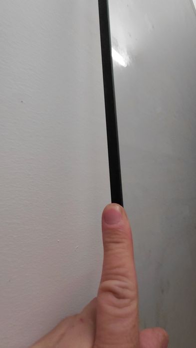 Vidro  ( nao temperado) 200x100  15mm / aresta redonda