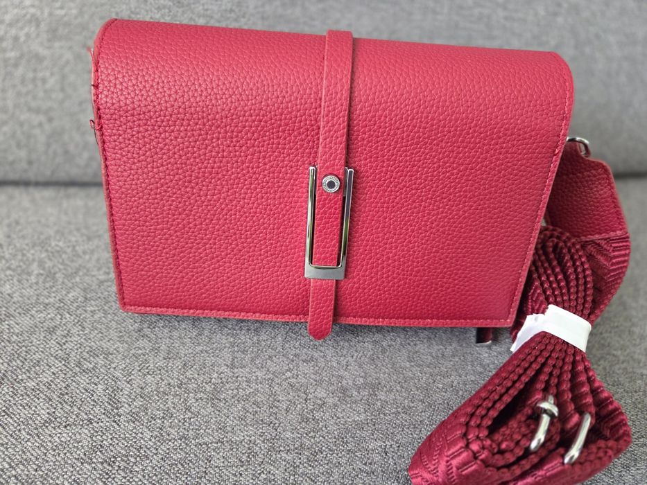 Torebko-portfel bordowy