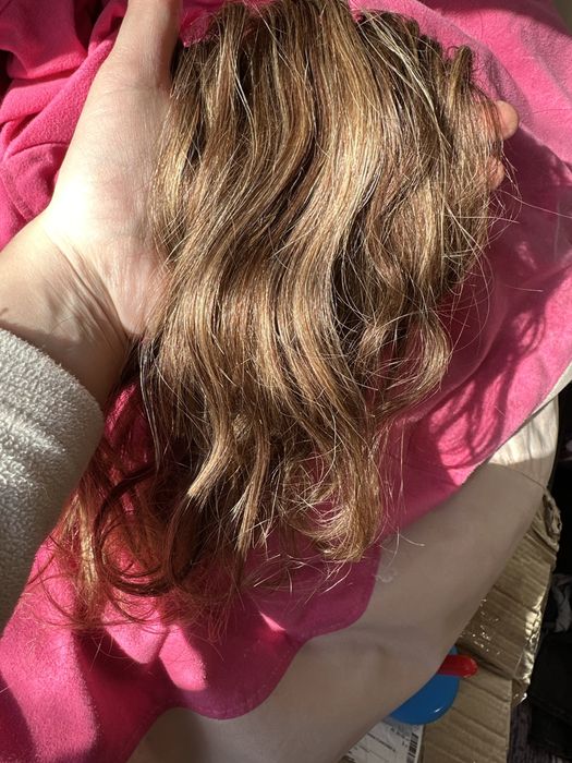 Натуральне волосся для нарощення  на стрічці 40-45 см довжина 140 см