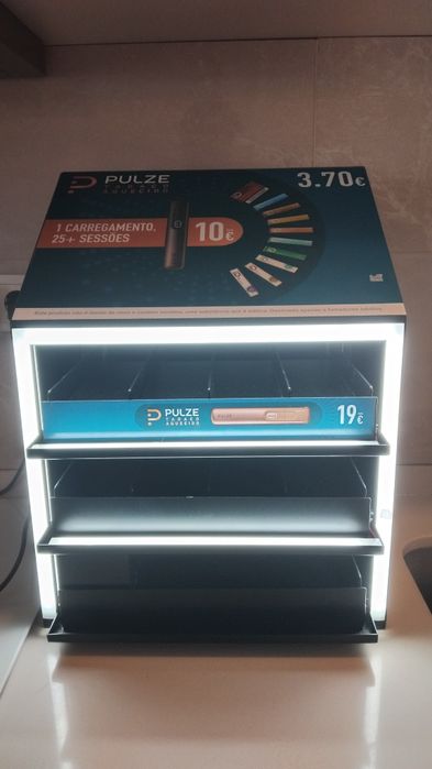Expositor com  leds