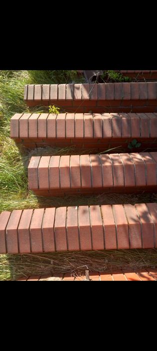 Słupki klinkierowe z cegły klinkierowej