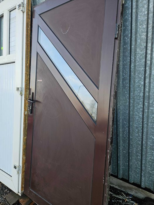 DRZWI Zewnętrzne Aluminiowe Wejściowe 100x210cm