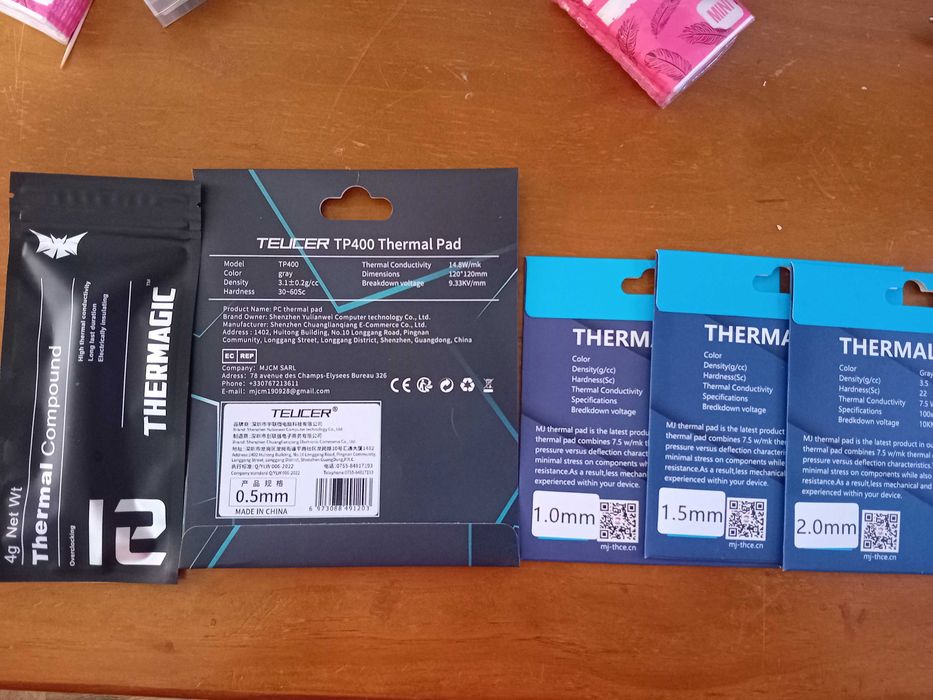 Thermal pads+ Pasta termica64284552935425121