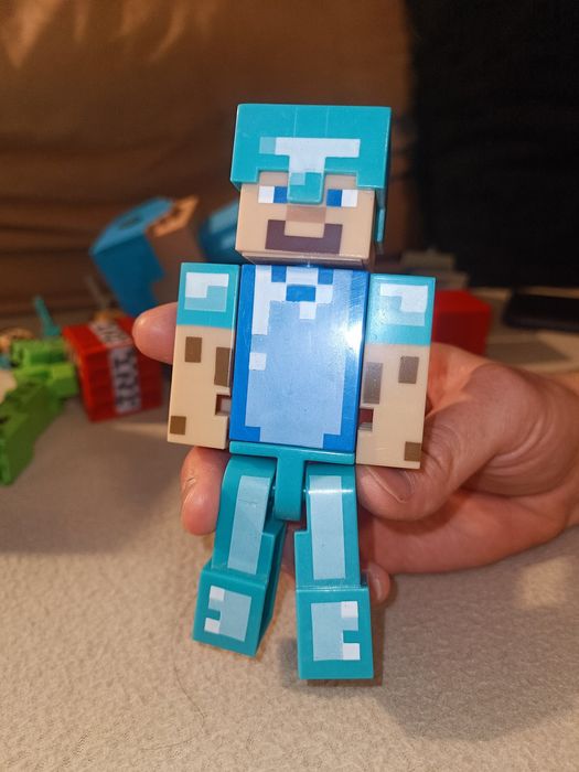Minecraft figurki breloki mix