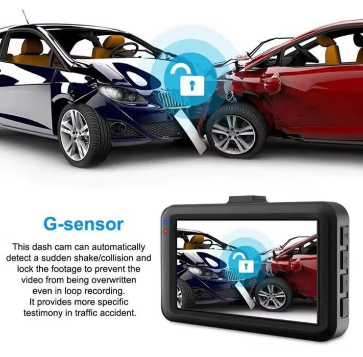 Camera vigilância auto. Qualidade Full HD