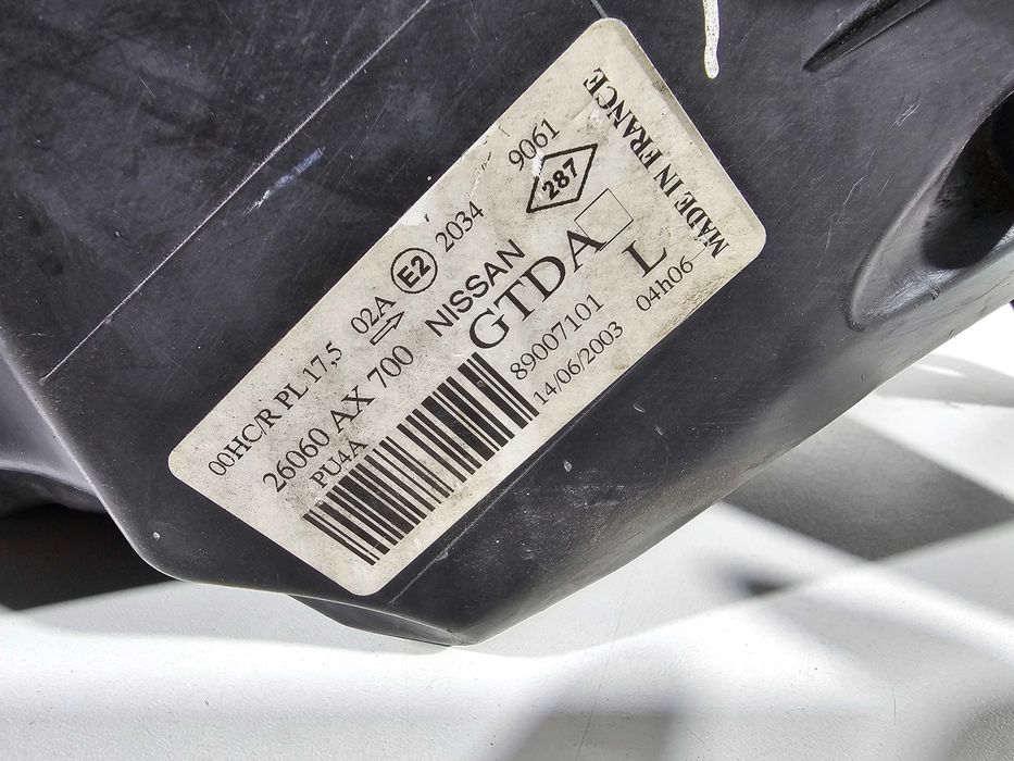 Nissan Micra K12 Lampa Przód Przednia Lewa Europa Eu