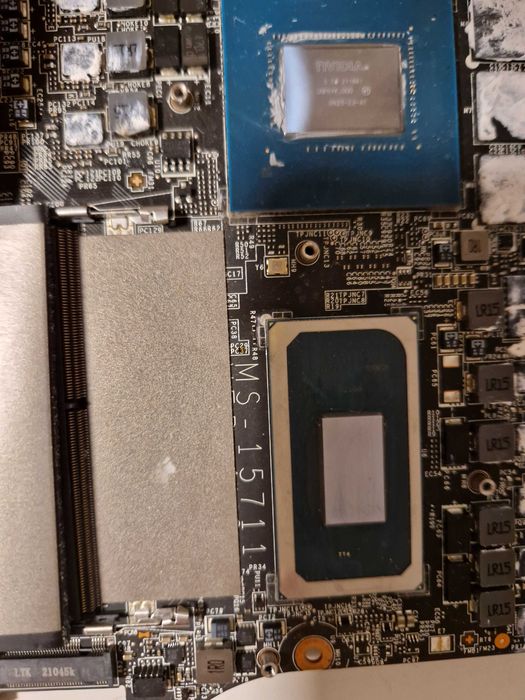 Msi creator ms-15711 плата неробоча