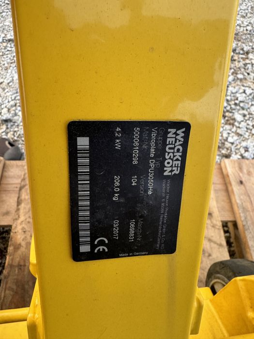 Zageszczarka Wacker DPU 3050 /17rok/el start /200 kg