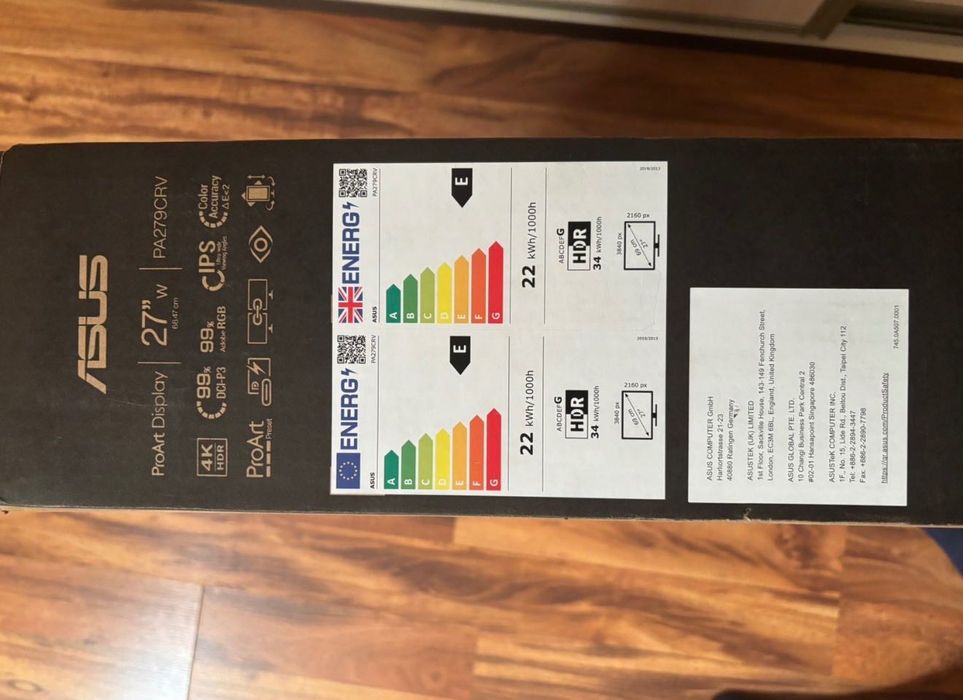 Продам професійний монітор ASUS ProArt Display PA279CRV.