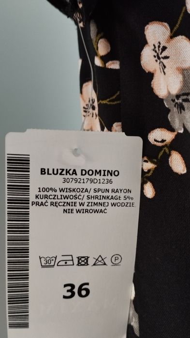 Nowa, zwiewna bluzka z wiskozy