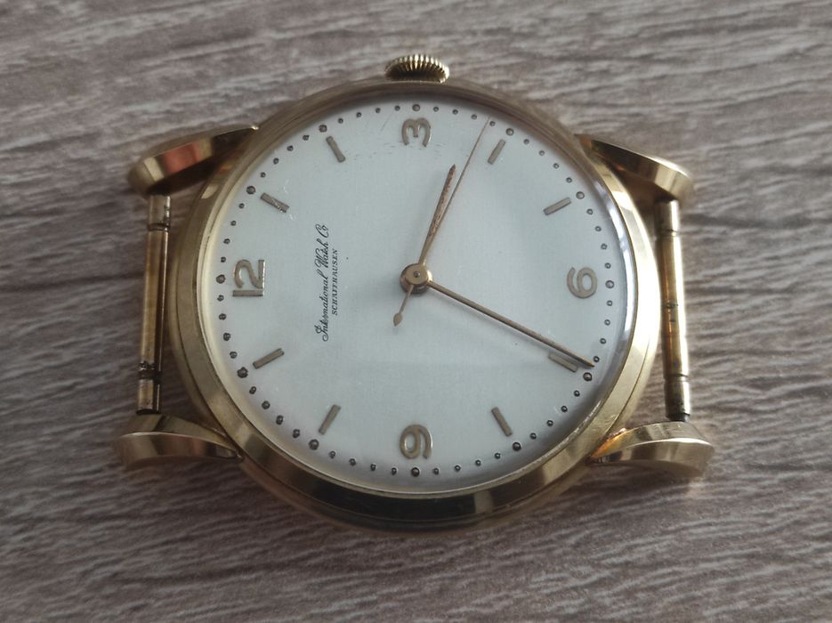 IWC Złoty zegarek International Watch Co Schaffhausen