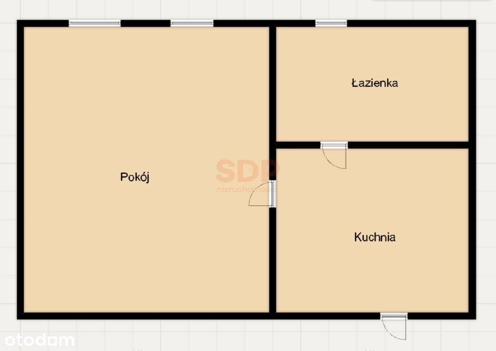 Katowice Szopienice – 37 m² 1 piętro, piec kaflowy, niski czynsz – pohled 4