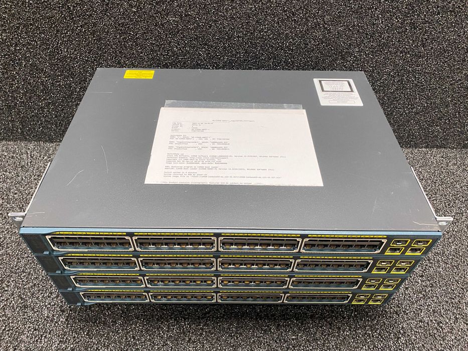 PoE комутатор Cisco WS-C2960-48PST-L (аналог 3750v2) - Юнісфера