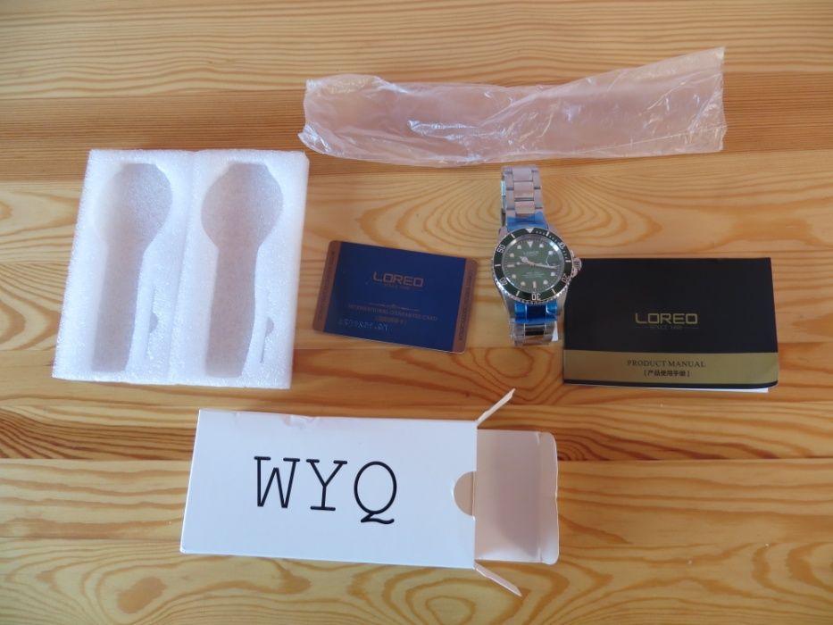 Zegarek Parnis Diver nurek automat mechaniczny submariner szafir NOWY