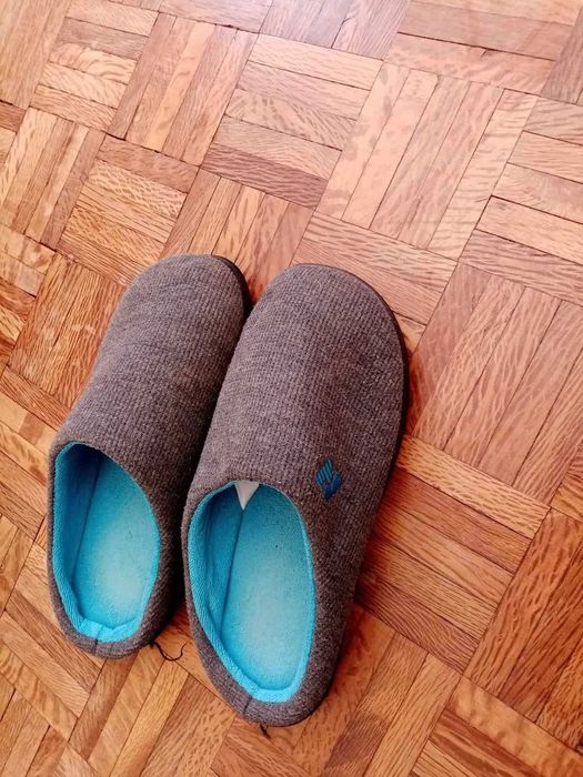 RockDove Pantufas de dois tons e espuma viscoelástica para homem