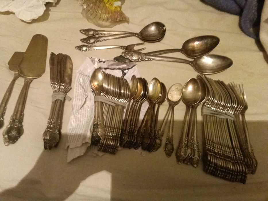 Набор Троянда -мельхиор