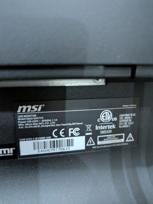Monitor MSI Optix G241VC LED (24 cali)