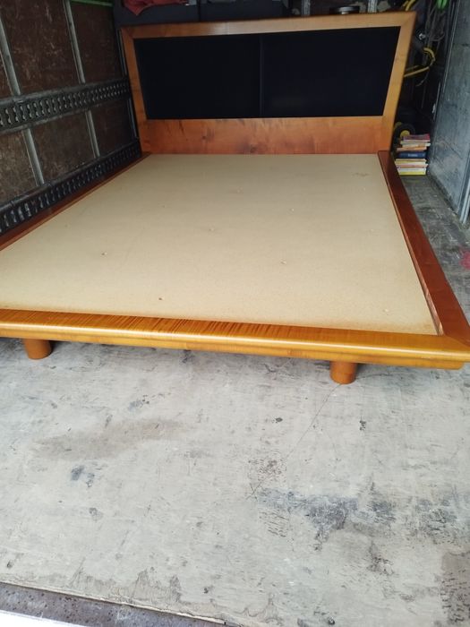 Cama casal madeira maciça