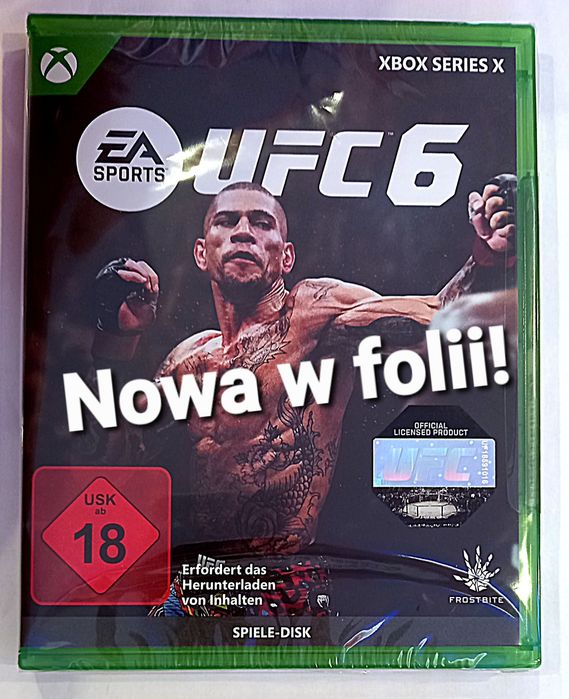 Gra UFC 6 PL na Xbox Series X /Nowa w folii! Sklep Chorzów Wolka