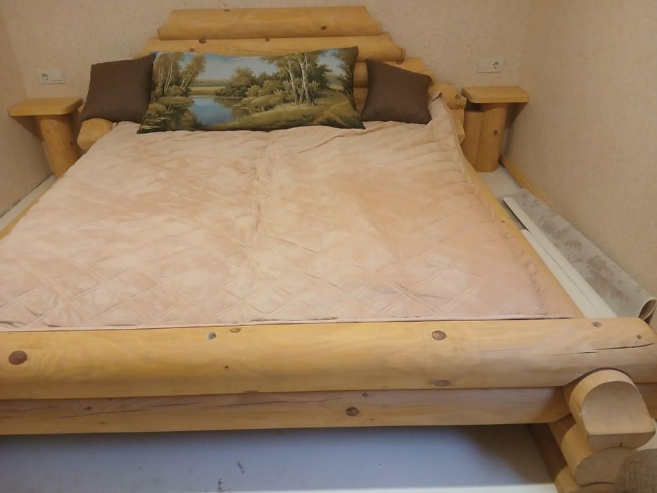 Ліжко Оциліндрований Брус