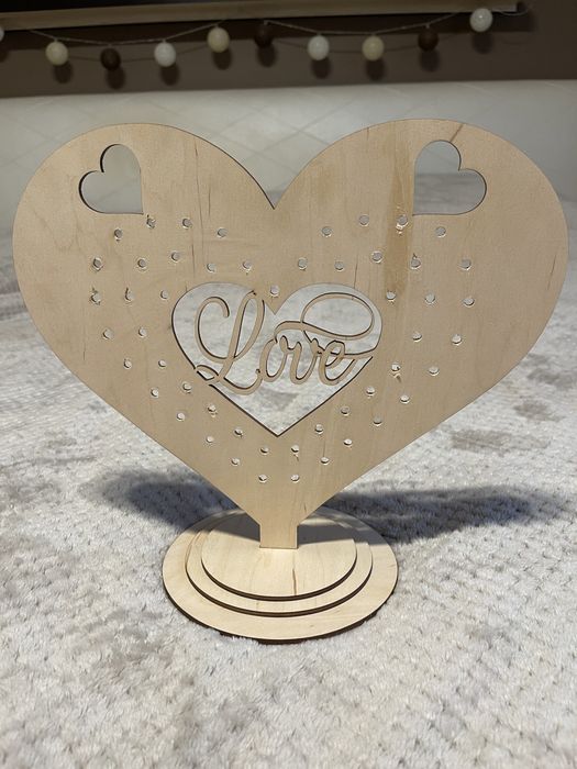 Stojak na lizaki LOVE wesele