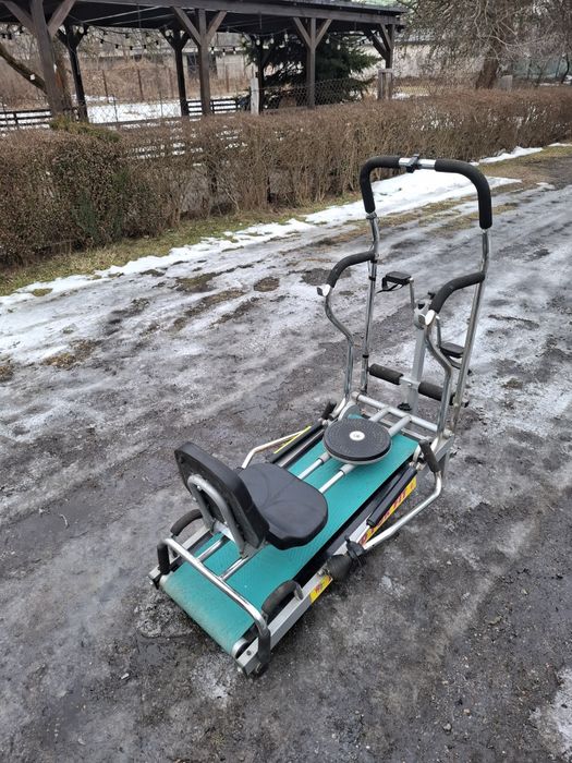 Urządzenie 4w1 Bieżnia rowerek wiosła twister Trening Rehabilitacja