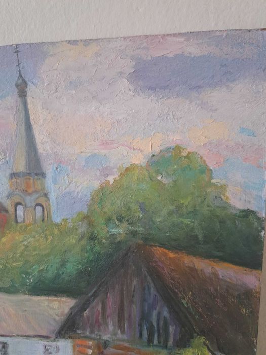 Obraz współczesny Kobyłkiewicz ,pejzaż, sygnowany,2005 r